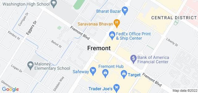 Map of business location