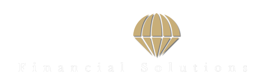 Gold balloon logo above faint gray text on a white background