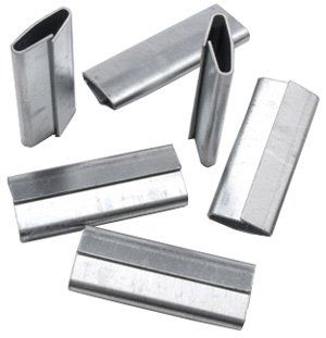 A bunch of metal pieces on a white background