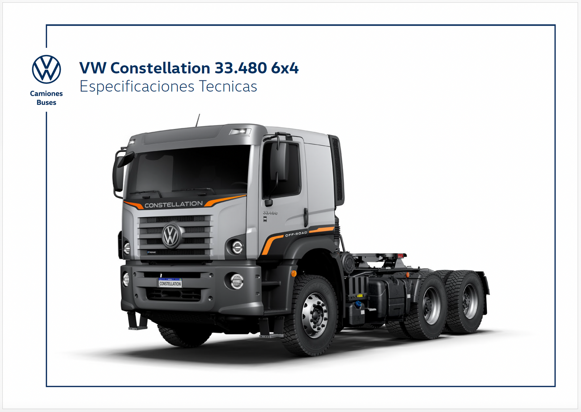 Un camión volkswagen con el número 24.280
