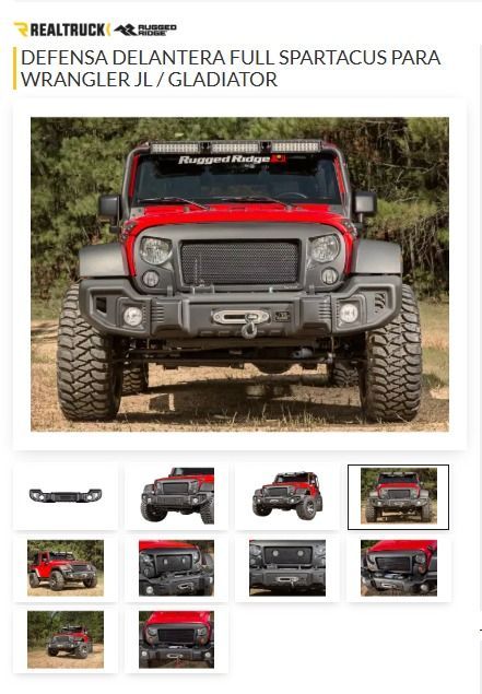 Galería de accesorios para pickups y Jeep en Morelia