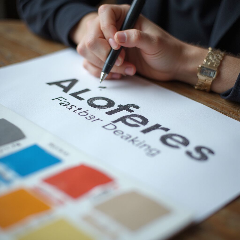 Person writing on paper with