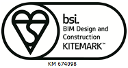BSI Bim Design and Construction KiteMark Logo