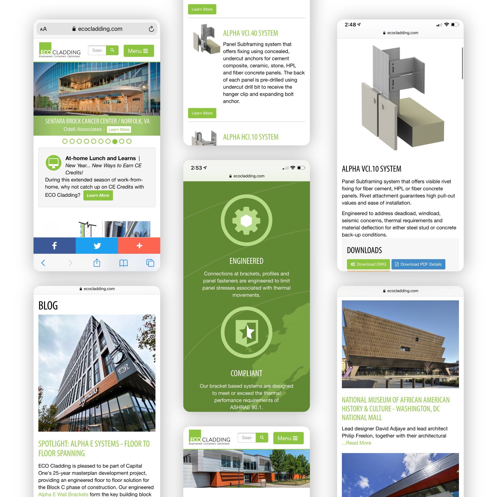 ECO Cladding - Website Design