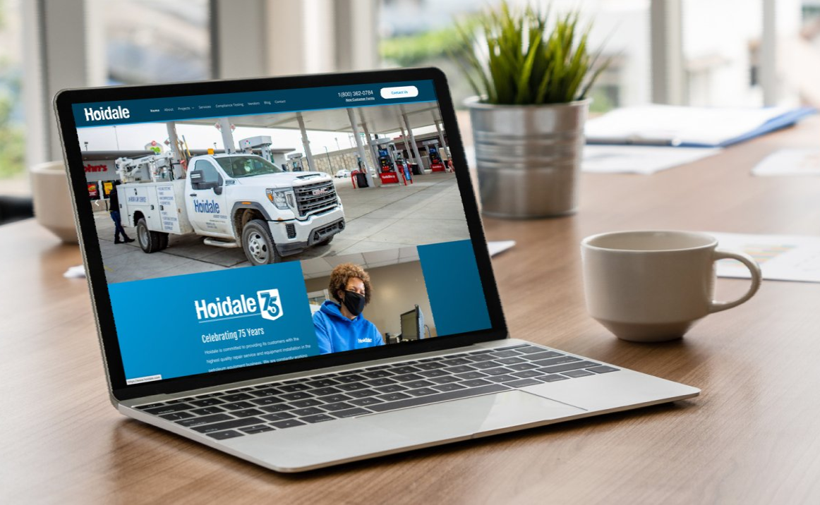 Trailmark Creative's Marketing Website Design for Hoidale in Wichita, KS