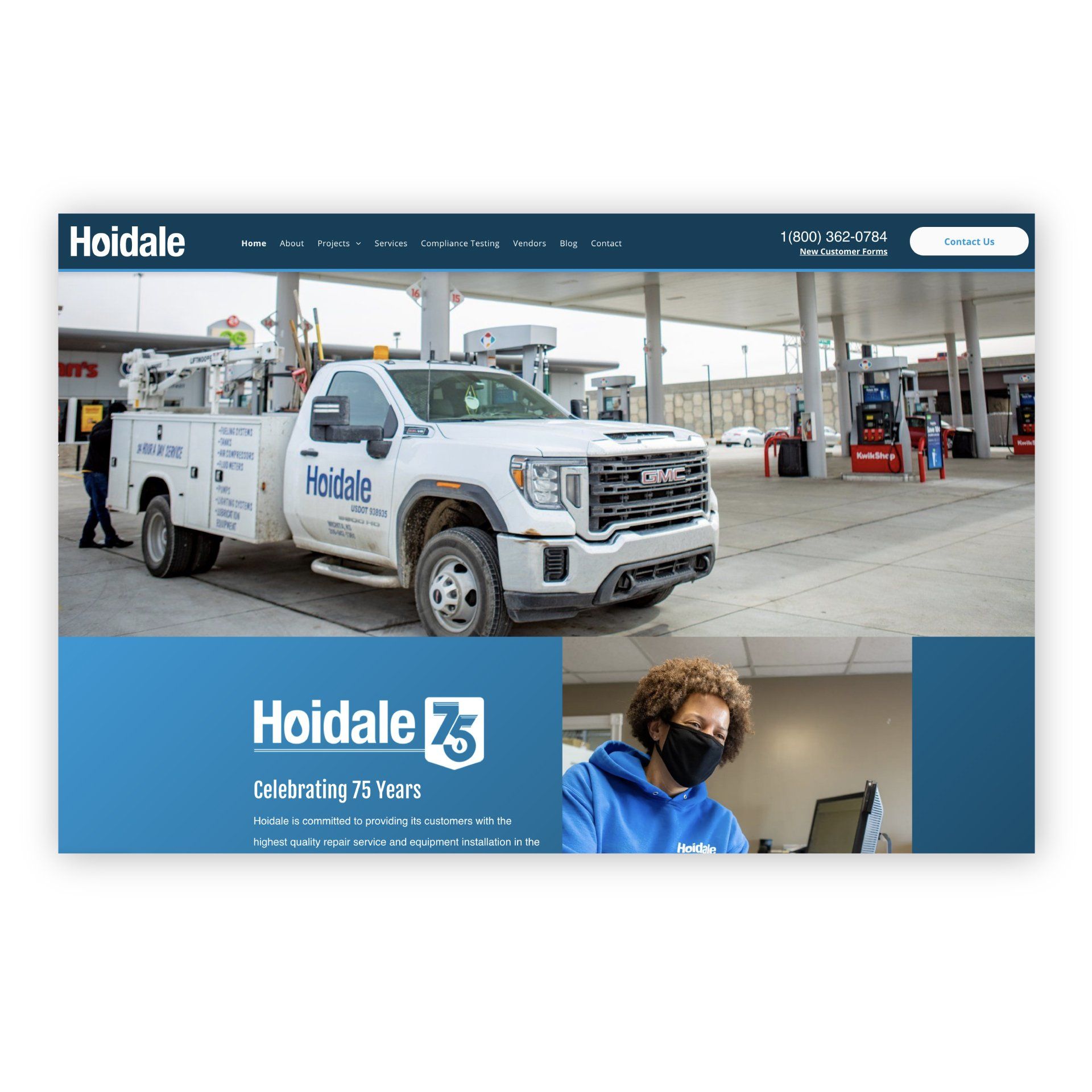 Hoidale - Website Design