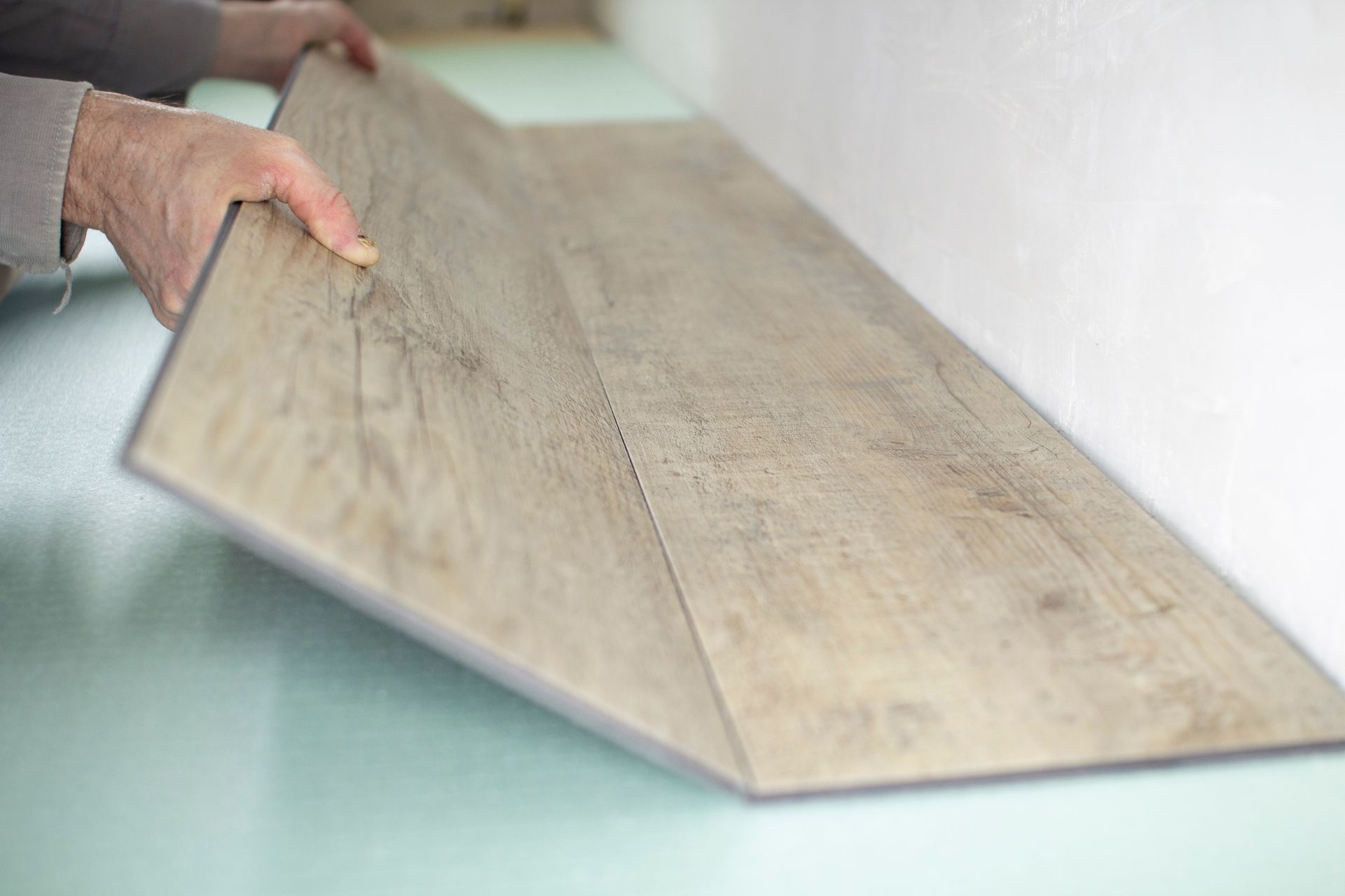Luxury vinyl tile (LVT)