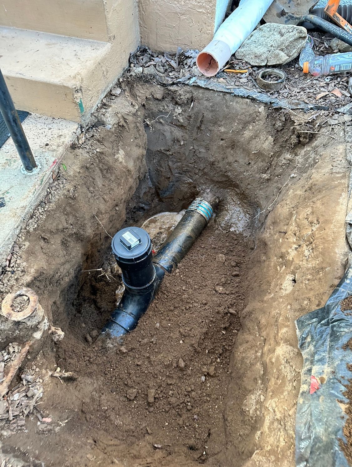 Sewer Cleanout Installed