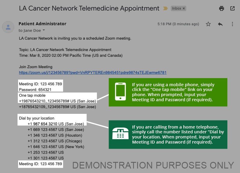 Phone | Los Angeles Cancer Network Phone | Los Angeles Cancer Network