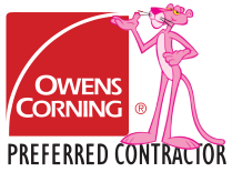 The pink panther is a preferred contractor for owens corning