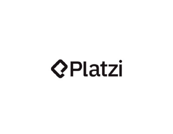 Logotipo de Platzi en negro sobre fondo blanco