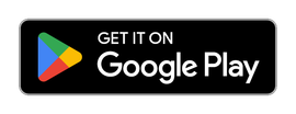 A get it on google play button on a white background.