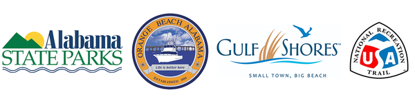 Logos for alabama state parks gulf shores and usa