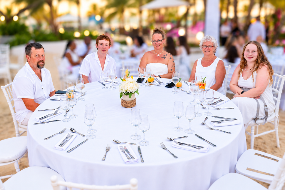 Luxury resort terrace