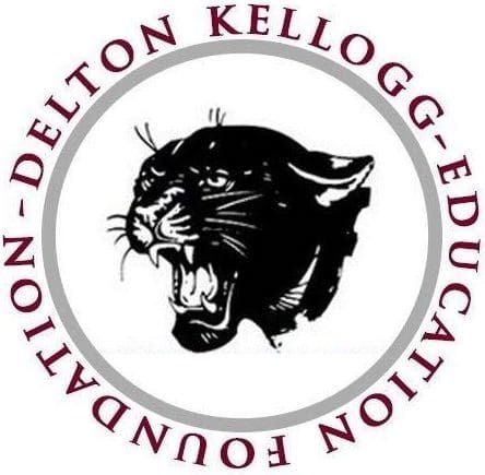 Dalton Kellogg Education Foundation logo with a black panther head in a maroon circular seal