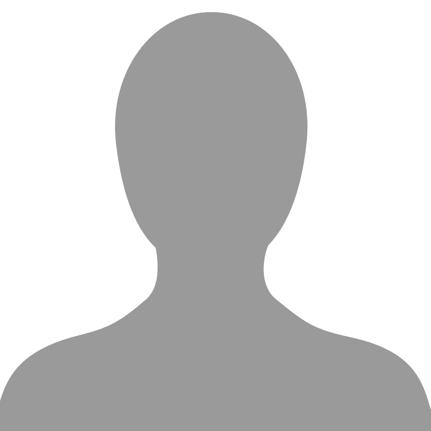 Gray generic profile silhouette icon on a white background