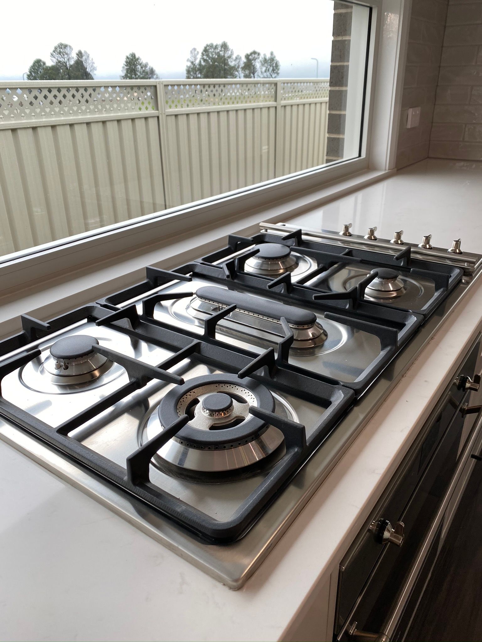 Close up Photo of a Gas Stove  — Kitchen Renovations in Dubbo, QLD