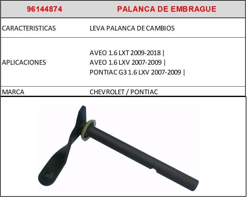AUTOPARTES GENUINAS - LEVA PALANCA DE EMBRAGUE AUTOPARTES GENUINAS -LEVA PALANCA DE EMBRAGUE