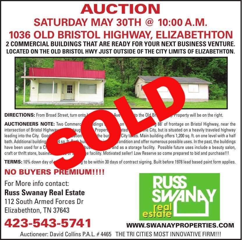 Closed Home Auction by Collins & Co. 