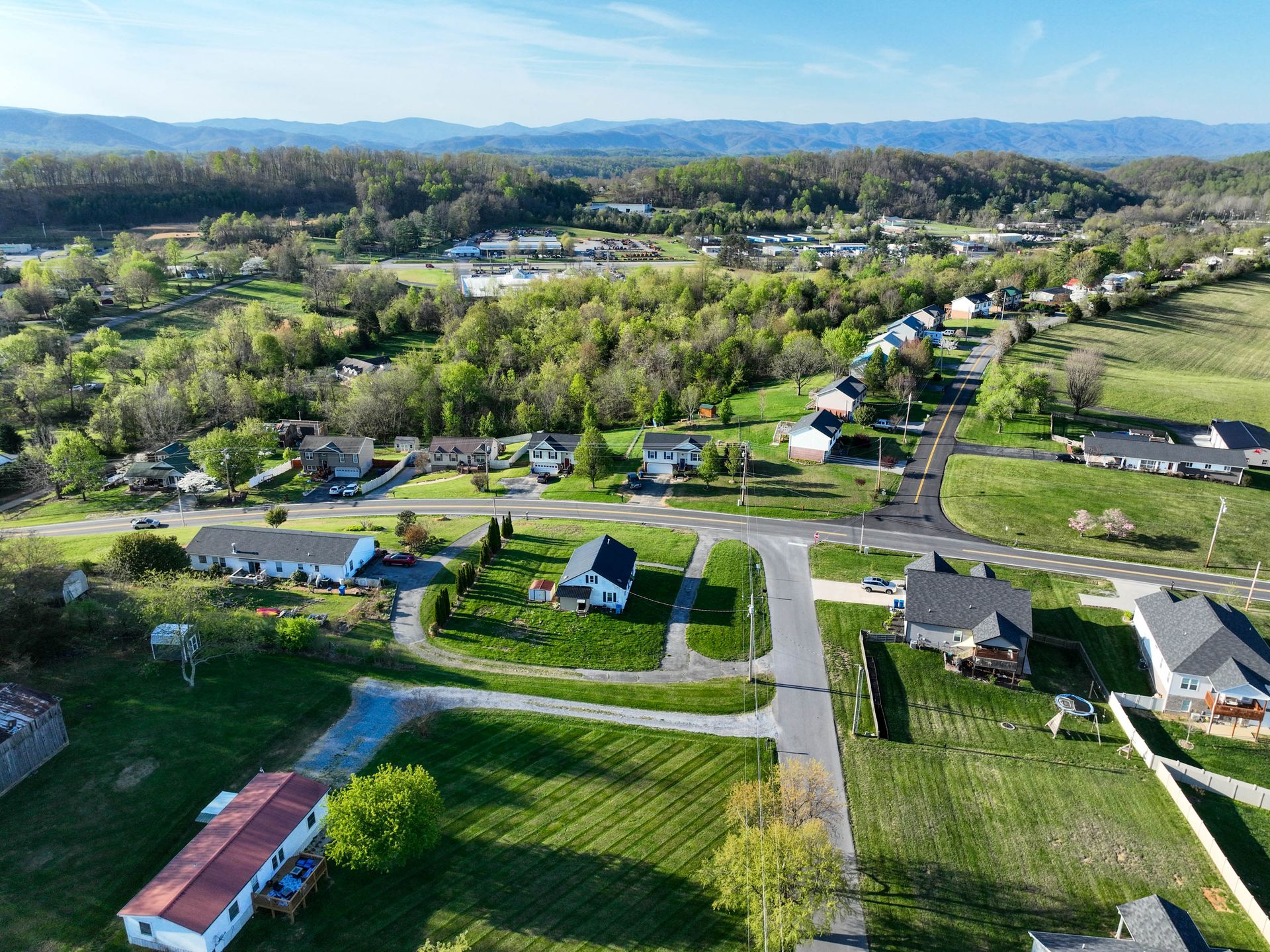 drone shot