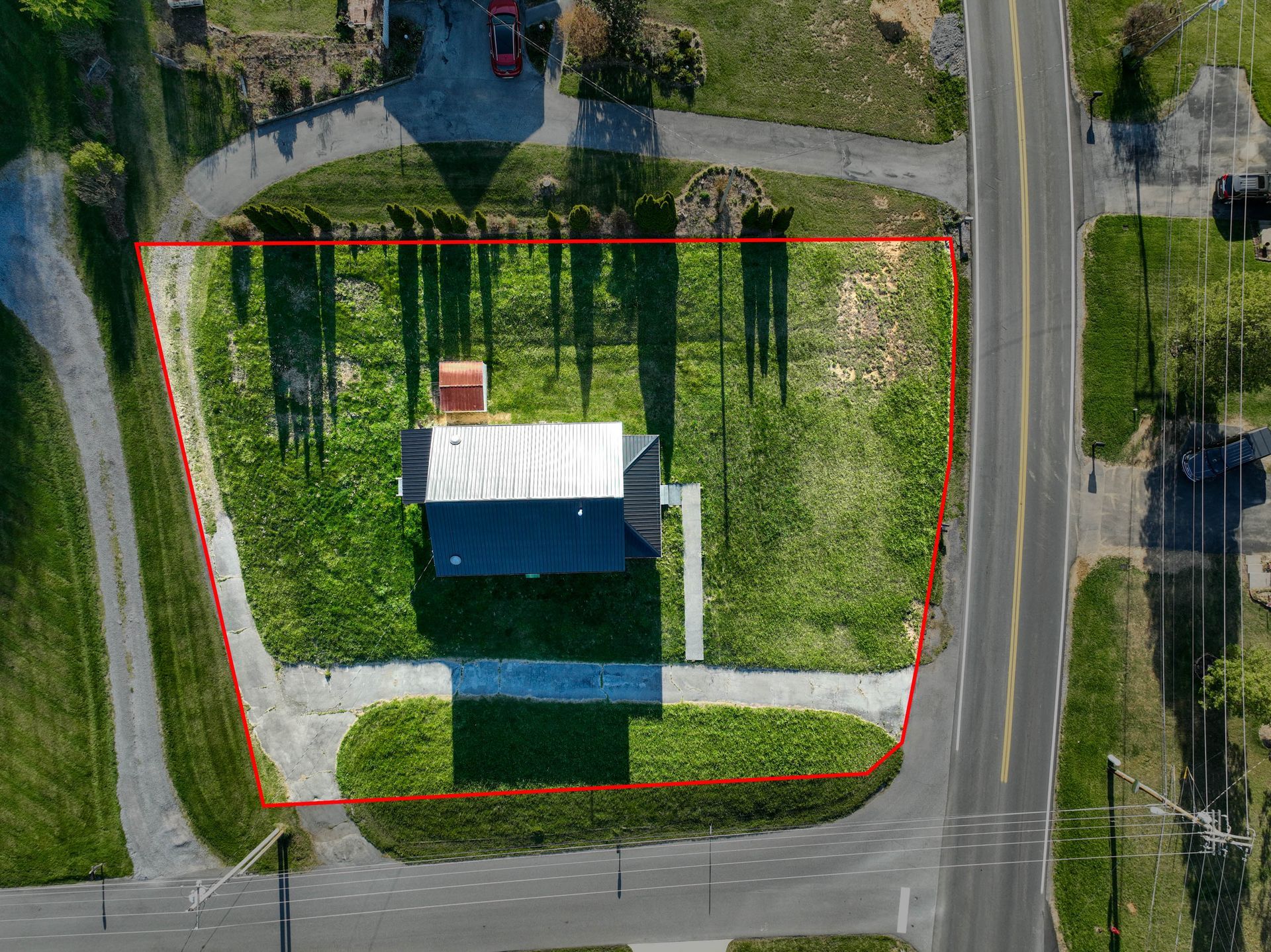 drone shot