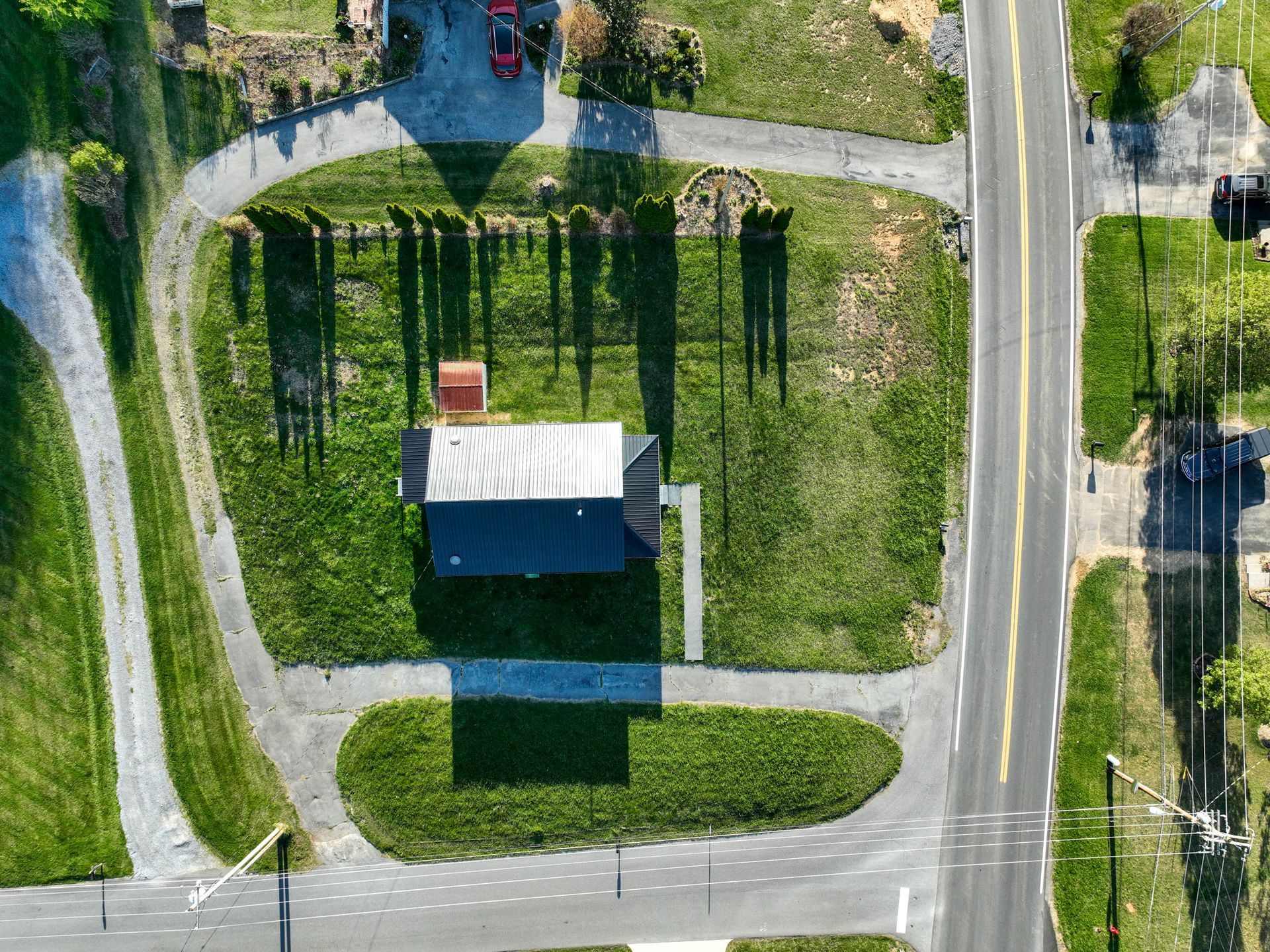 drone shot