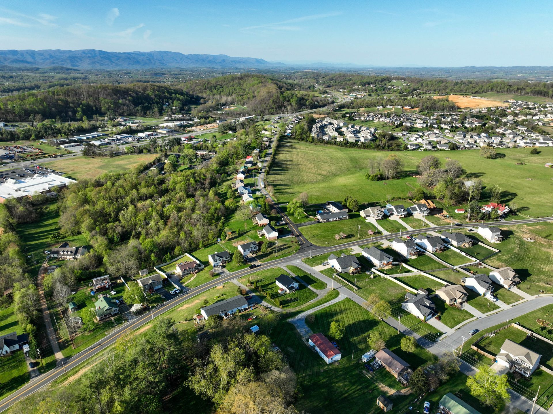 drone shot