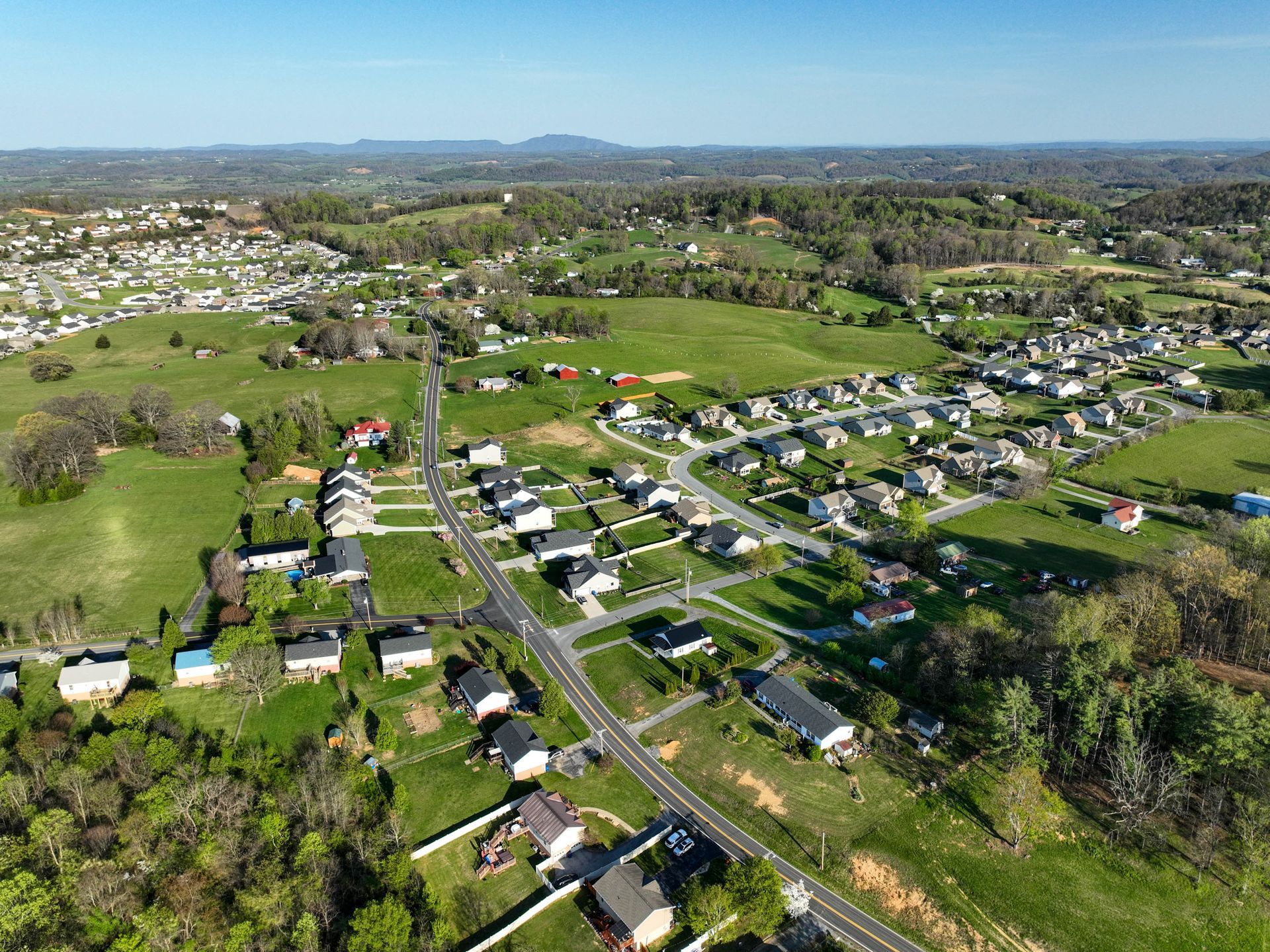drone shot