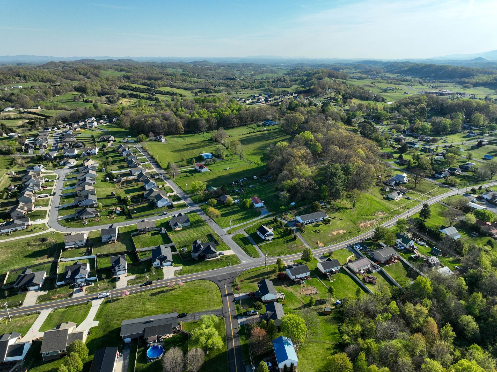 drone shot