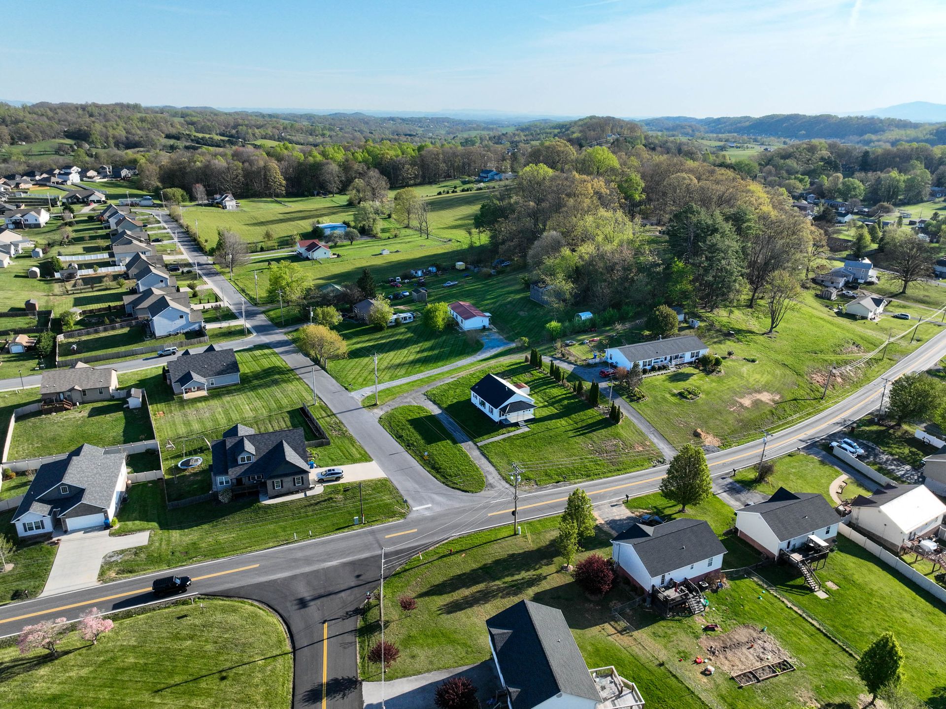 drone shot