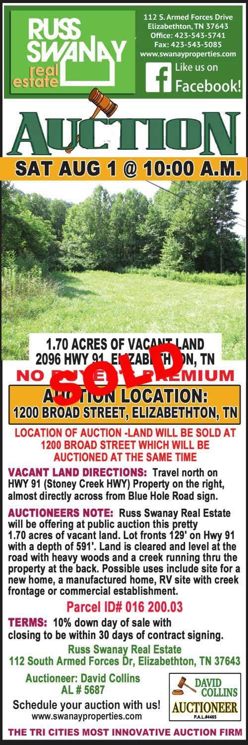 Closed Land Auction by Collins & Co. 