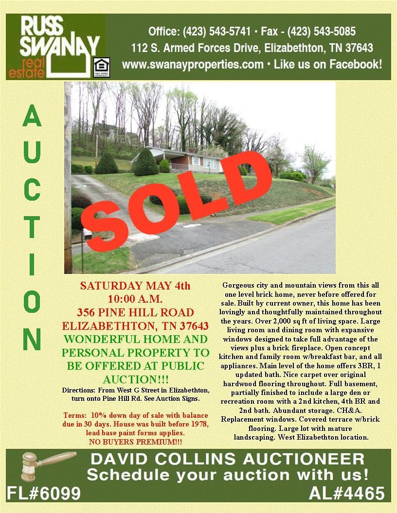 Closed Live House and Property Auction by Collins & Co. 