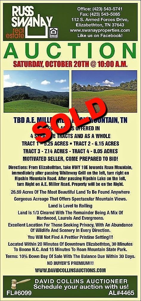 Closed Home Auction by Collins & Co. 