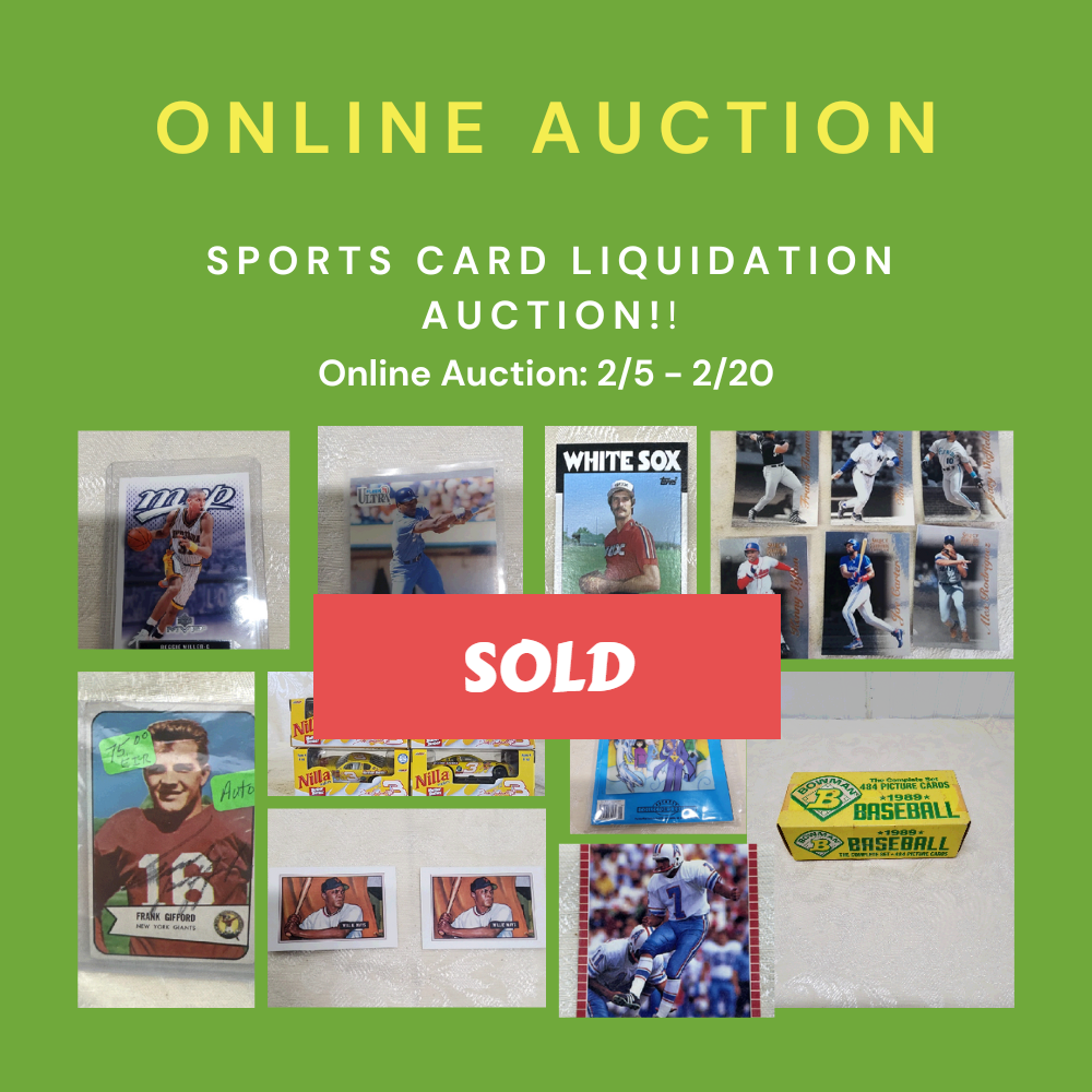 Sold. Sports cards. Baseball. Football. Nascar. 