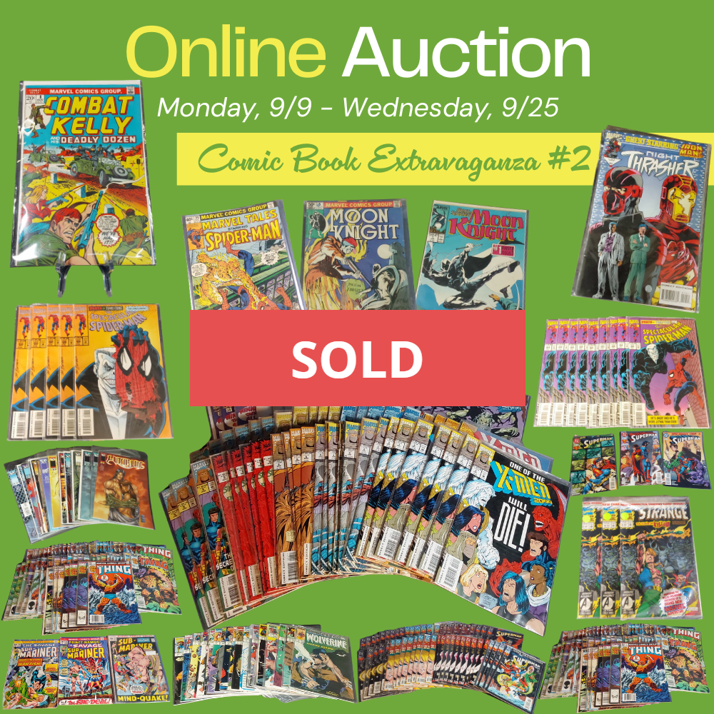 An online auction for comic book extravaganza # 2