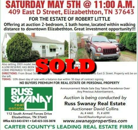 Closed Home Auction by Collins & Co. 