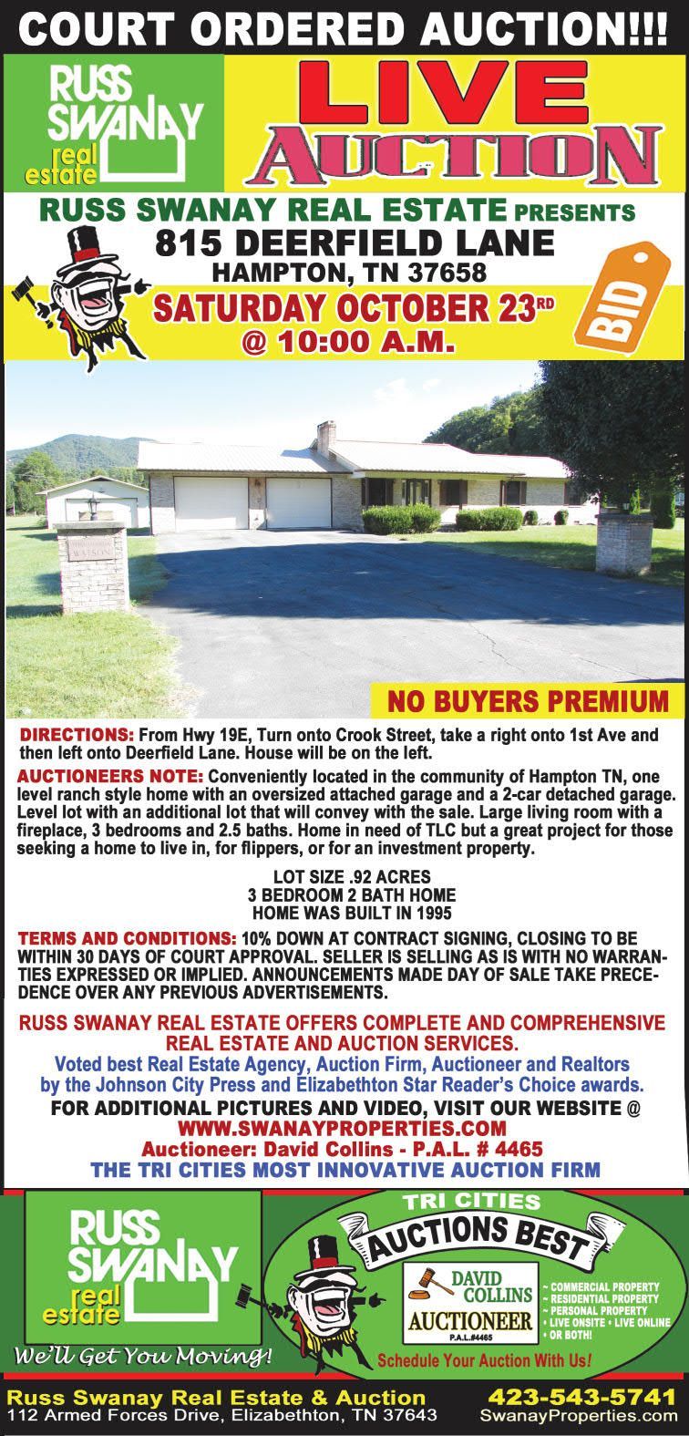 Live Home Auction by Collins & Co. 