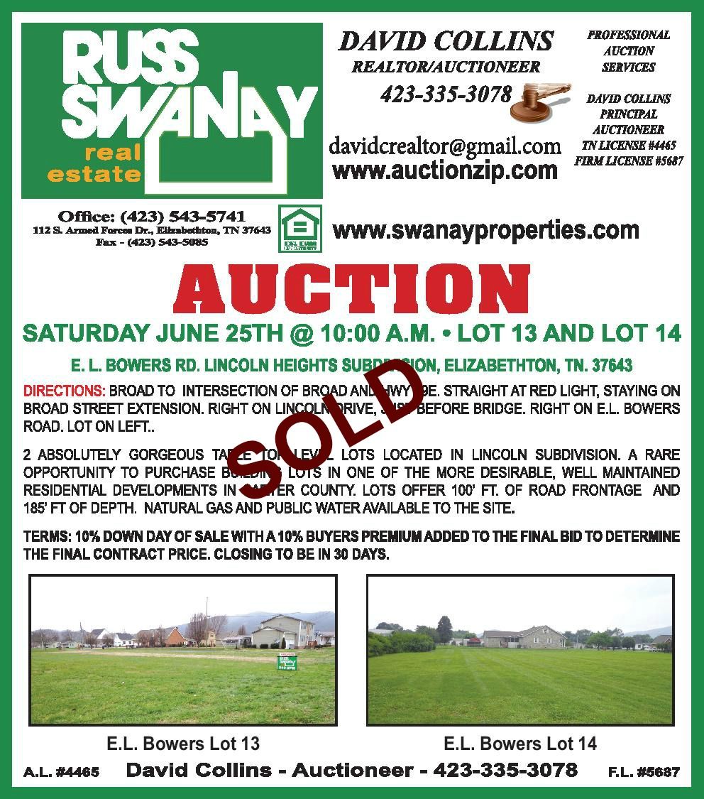 Live Land Auction by Collins & Co. 