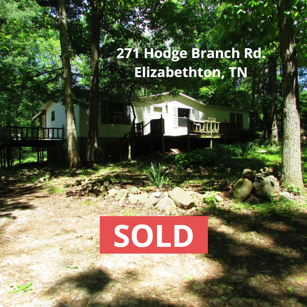 A picture of a house that has been sold in elizabethton tn