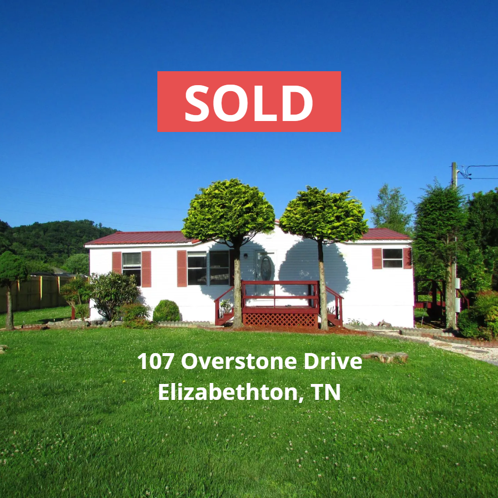 A picture of a house that has been sold in elizabethton tn