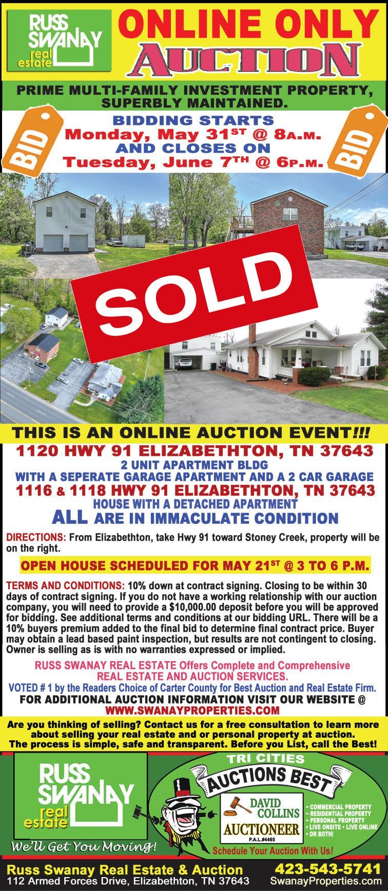 Previous House Auction by Collins & Co. 