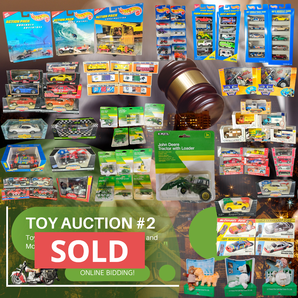 A toy auction # 2 sold online bidding