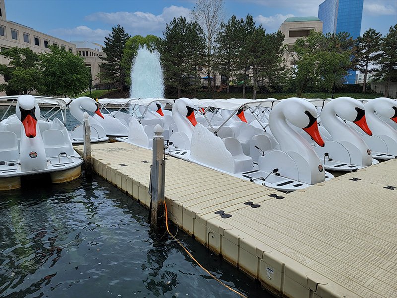 Kayak and Pedal Boat Rentals on the Canal near White River State Park