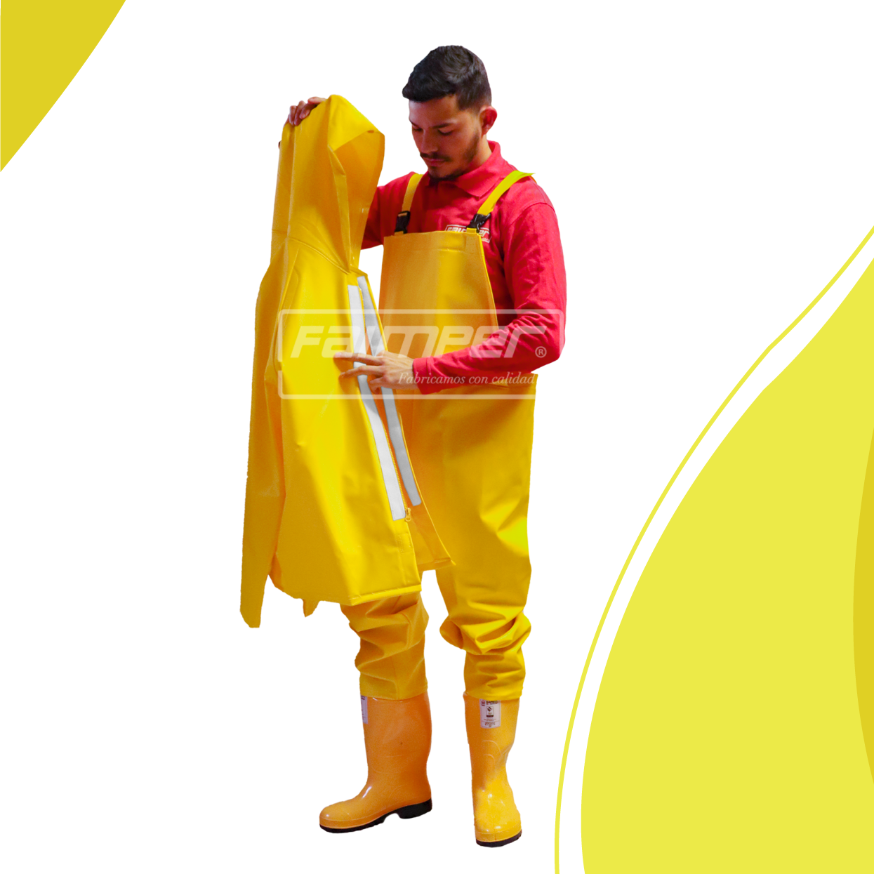 dotaciones de prendas PVC 100% Impermeable