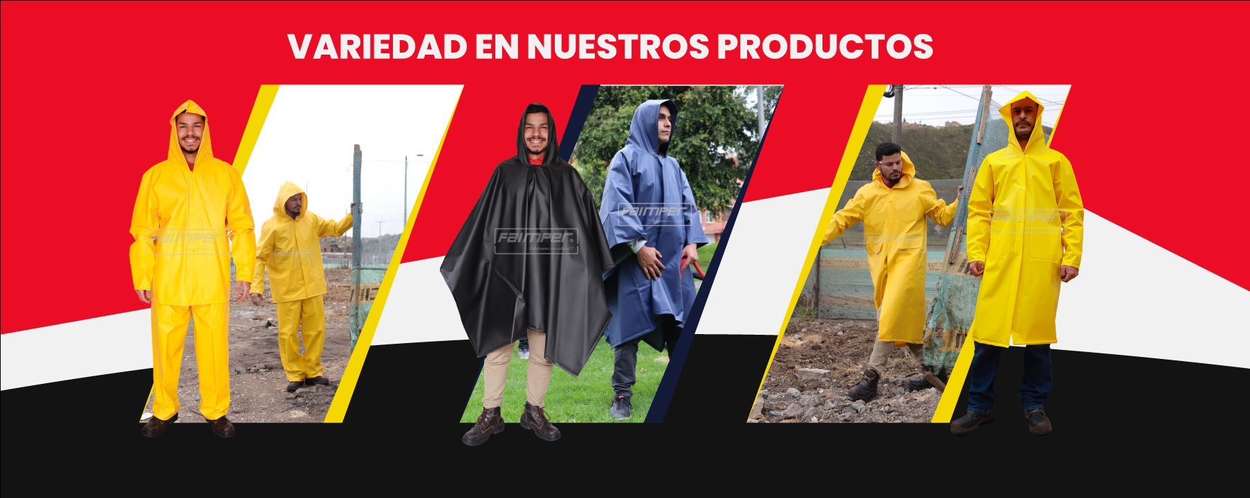 dotaciones de prendas PVC 100% Impermeable