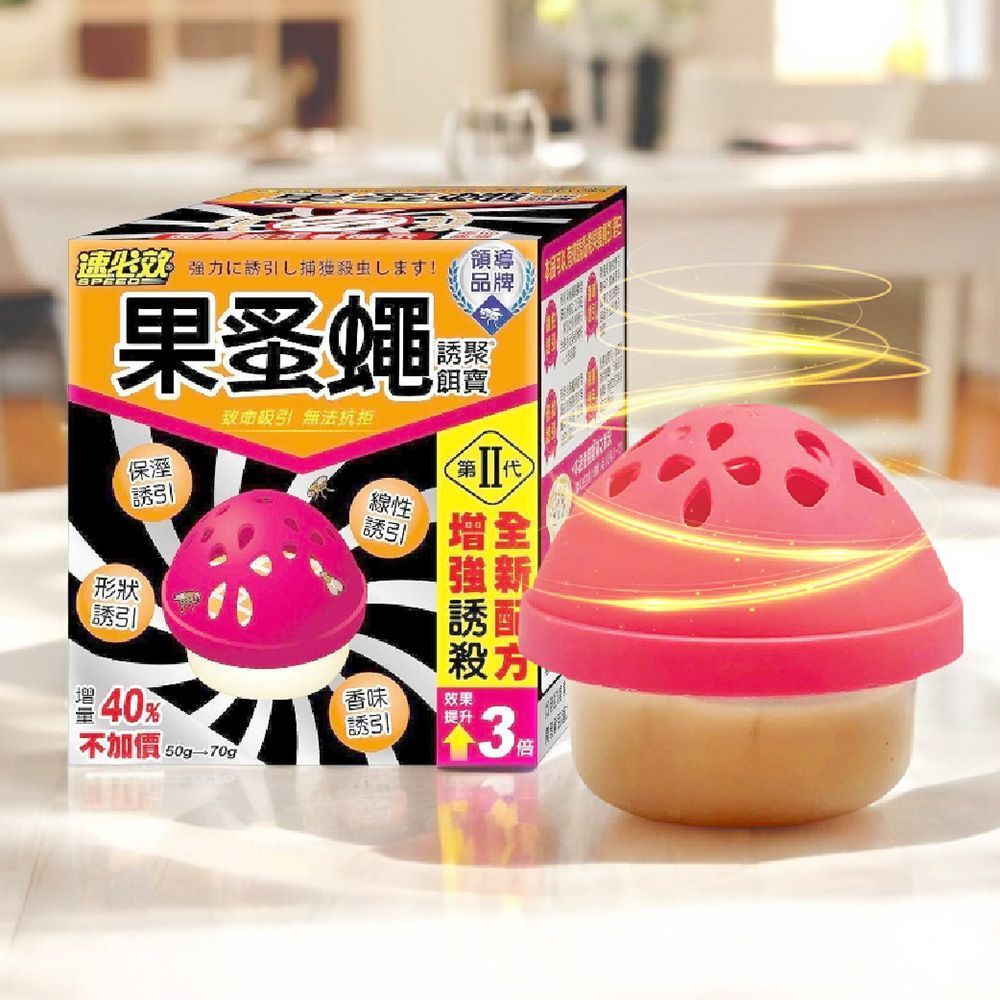果蠅神器【速必效】果蚤蠅誘聚餌寶 蚤誘餌 果蠅誘餌 速必效 除果蚤 除果蠅 環保除蟲 果蠅餌劑 捕蠅器【DR422】