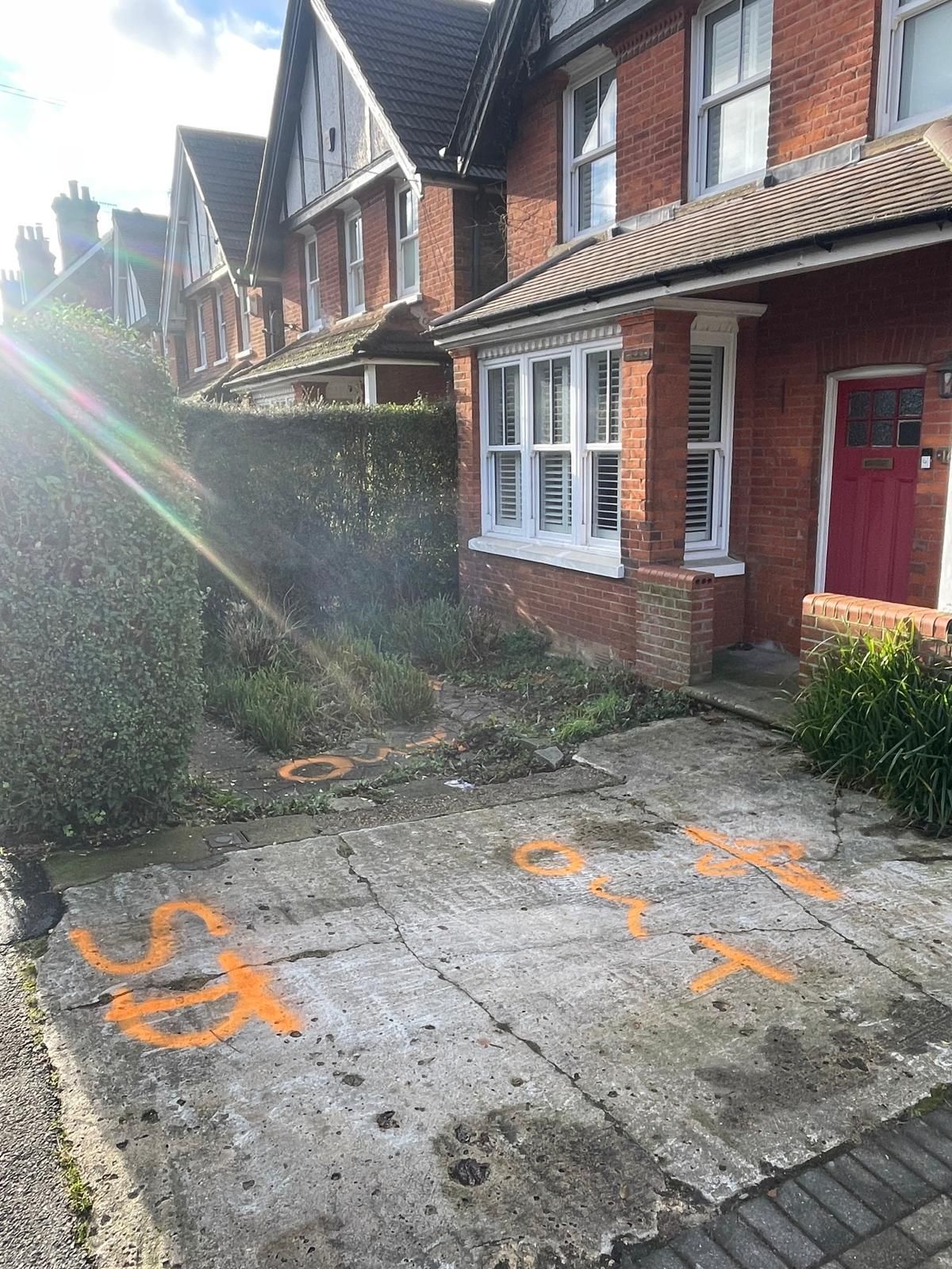 driveway before photo by S&T Groundworks