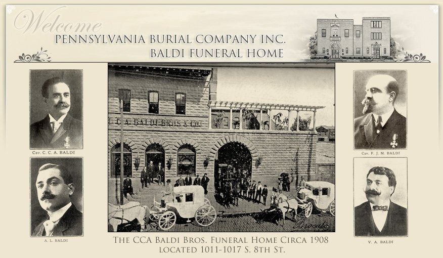 Pennsylvania Burial Company - Baldi Funeral Home and Cremation Services Philadelphia, South Broad Street Philly