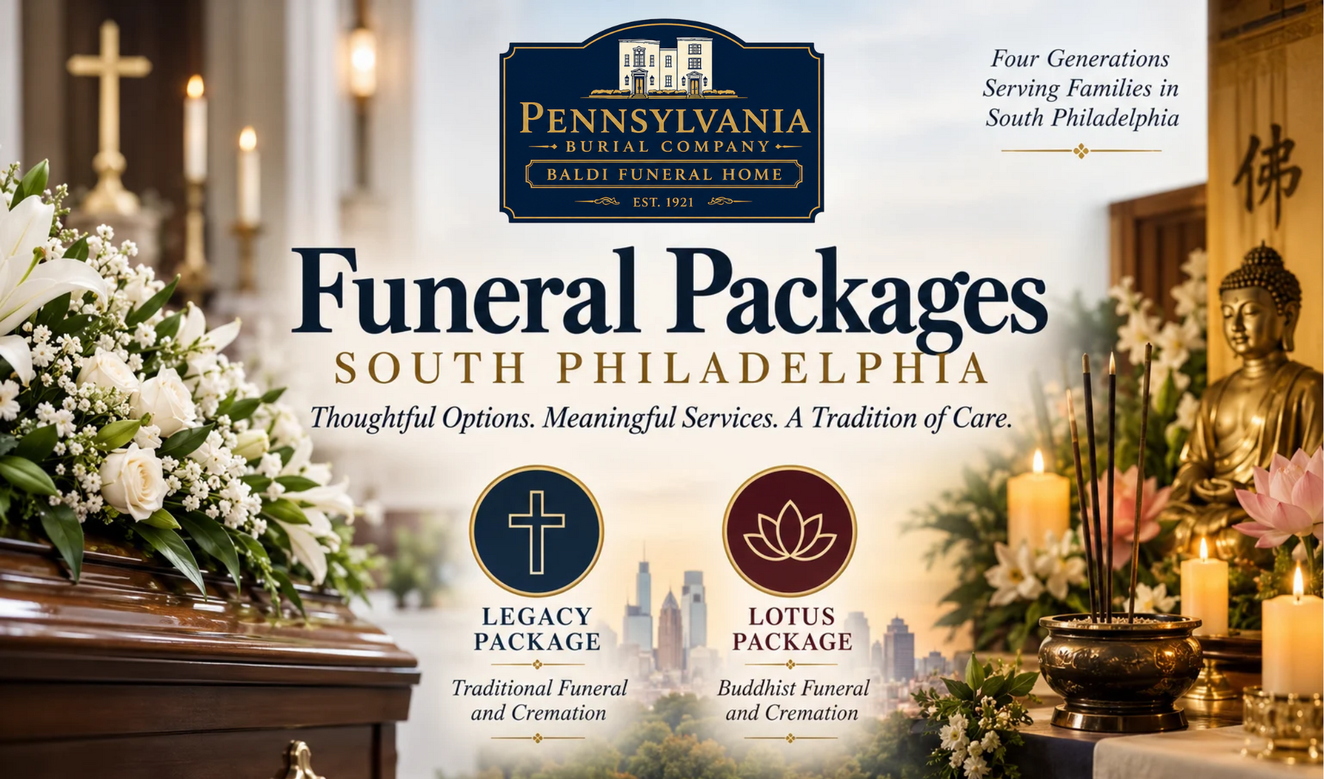 Funeral Packages South Broad Philadelphia