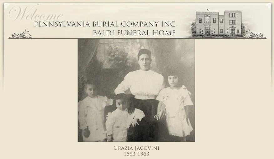 Pennsylvania Burial Company - Baldi Funeral Home and Cremation Services Philadelphia, South Broad Street Philly